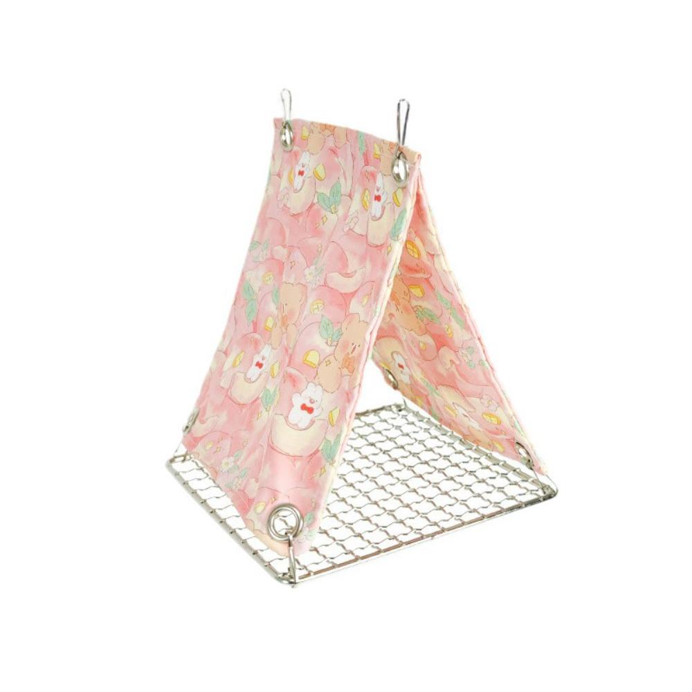 

Дышащая подвесная жердочка для попугая, солнцезащитный козырек, жердочка для стояния птицы, гамак для попугая, сад розовый