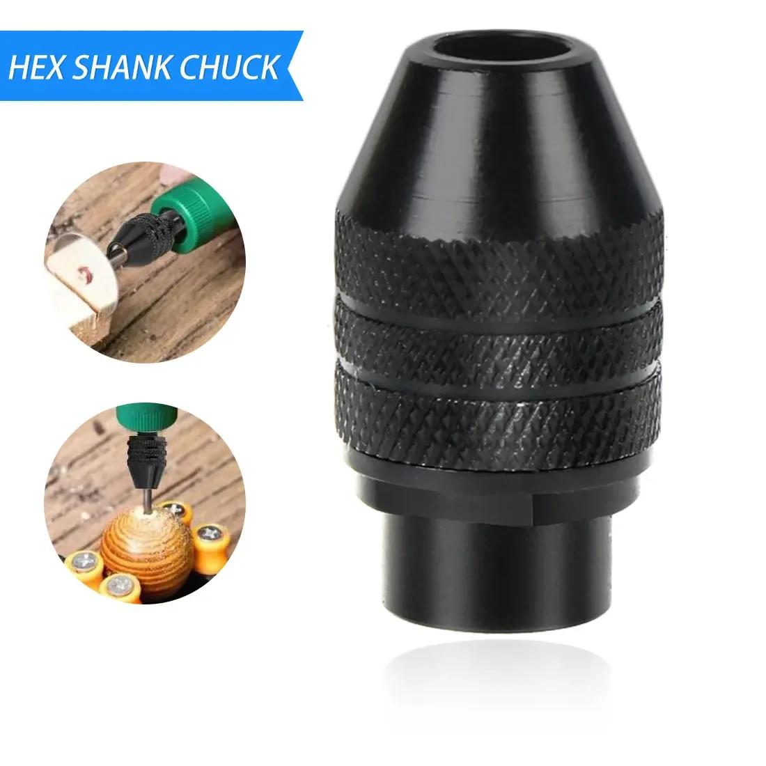 

1 шт. Многозажимной быстросменный патрон без ключа Универсальный патрон Замена для Dremel 4486 Вращающиеся инструменты Сверлильные принадлежности Инструменты Milwaukee