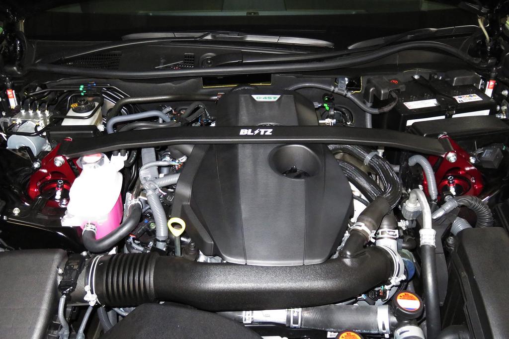 BLITZ Strut Tower Bar for Lexus and Crown Hybrid (Front) GS, Crown, (AWL10/ARS210/AWS210) (Product Number 96109)