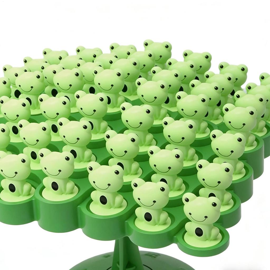Fun Frog Balance Tree Children Montessori Math Toys Balancing Board Game Parent-child Interaction Tabletop Balance Game Toy Gift