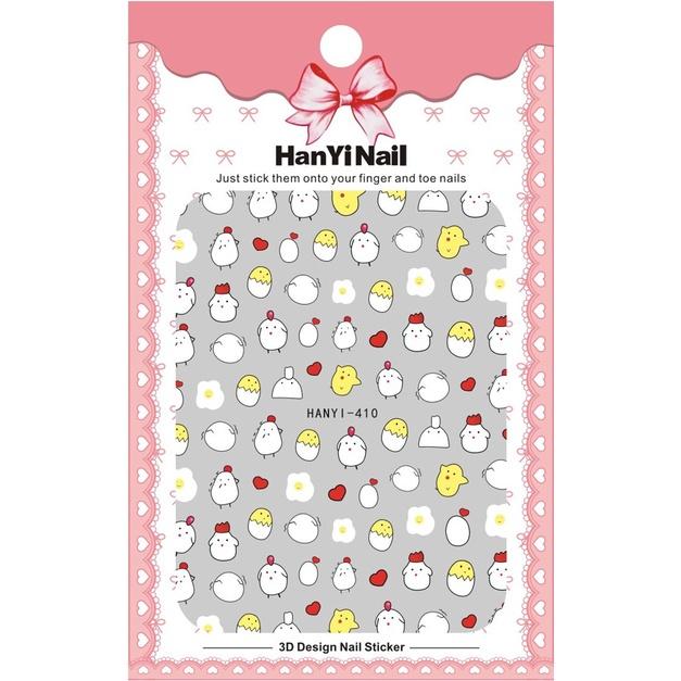 

Самоклеящиеся 3D наклейки для ногтей Милые мультяшные наклейки для ногтей Украшения для ногтей