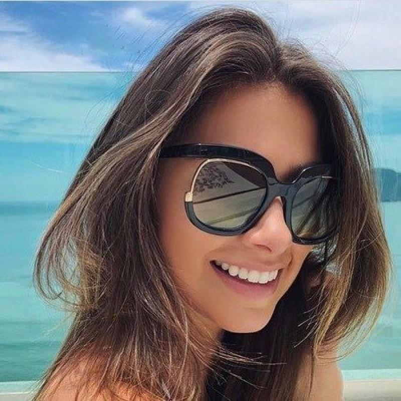 

Fashion Vintage Designer Round Sunglasses Women Luxury Brand 90s Retro Cat Eye Circular Sun Glasses Big Gradient Shades for Lady