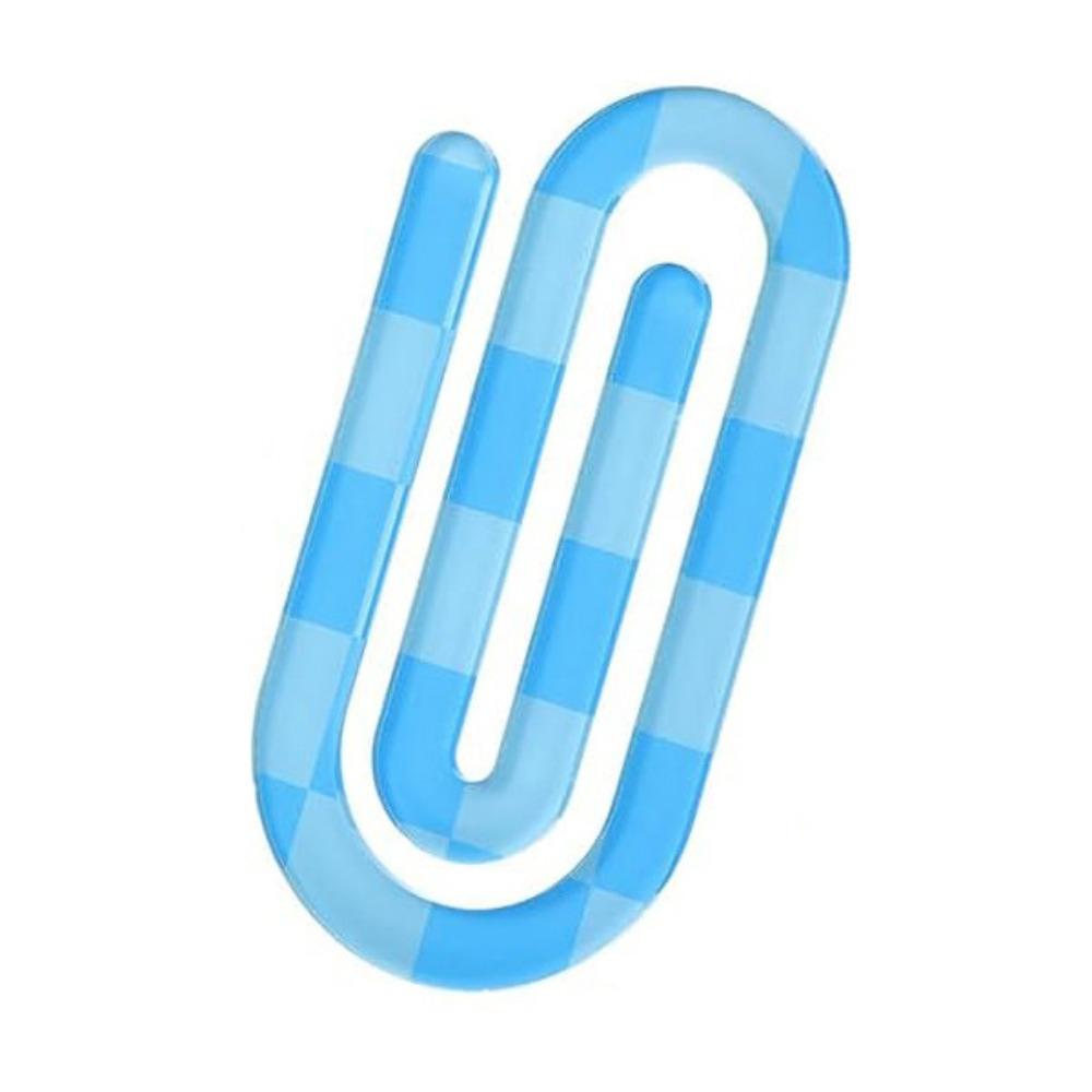 Non-Slip Jumbo Paper Clips Acrylic Glitter Paperclip Scrapbooking Clips  Classroom Supplies синий