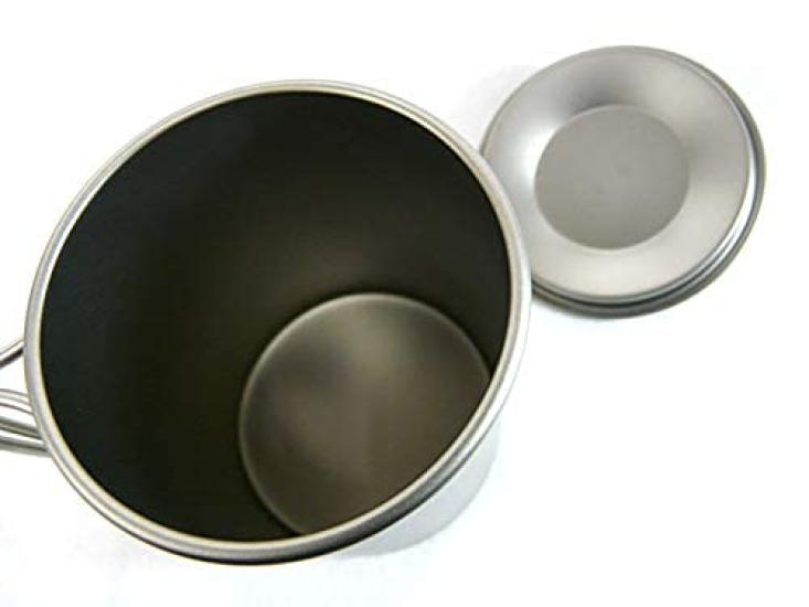 Gaobabu Titanium Mug 300ml 400ml Set Lid and Mesh & (with Bag)
