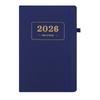 PU Leather 2026 Daily Planner 2026.1.1-2026.12.31 Calendar Book Portable Agenda Notepad  Office