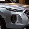 For HYUNDAI PALISADE 2019-2021 Car Headlight Black TPU Protective Cover Film Front Light Tint Change Color Sticker Accessories