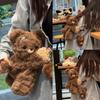 New Cute Shoulder Bag Plush Cartoon Backpack Doll Gift Bear Bag Women Girls