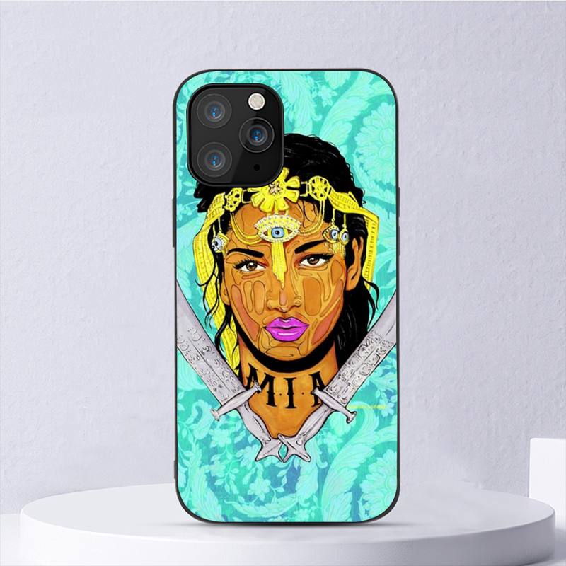 M .I .A Uk Rapper Telefonveske For Iphone 11 12 Mini 13 14 Pro Xs Max X 8 7 6s Plus 5 Se Xr Shell