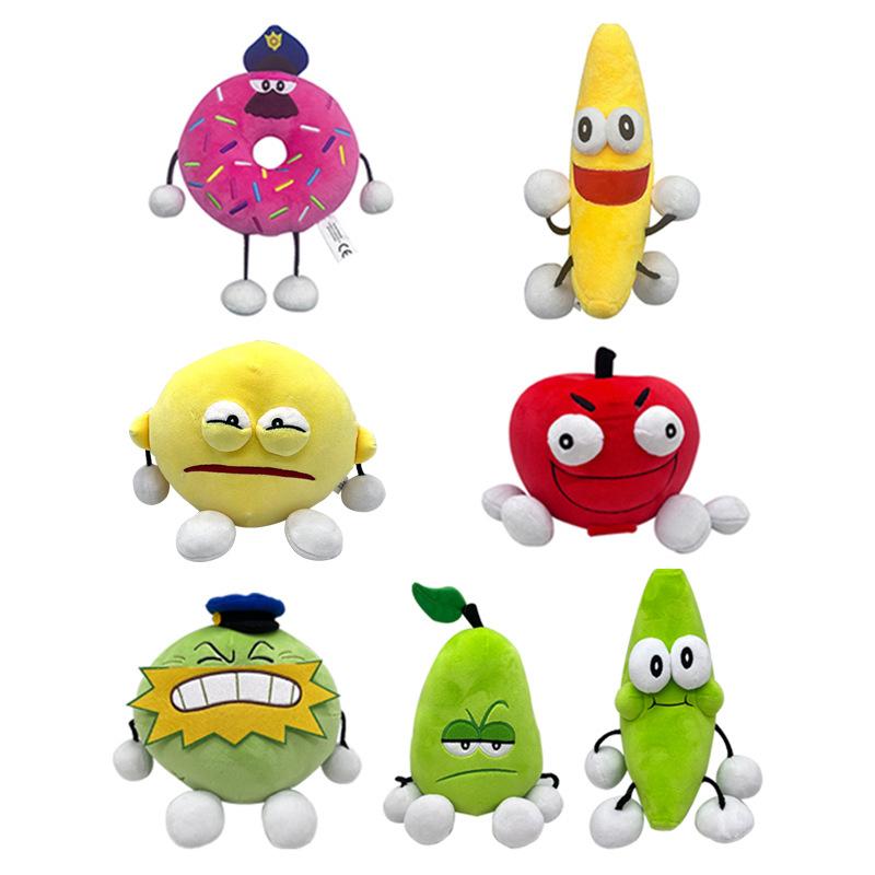 Brain Shovelwares Roblox Game Fans Apple Plush Toy Soft Doll Kid Gift Birthday