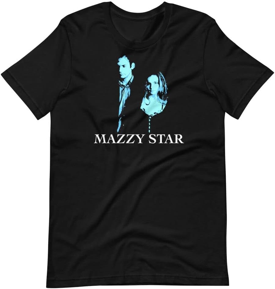 Mazzy Star Band 90s Fan Art Black Graphic Tee Short-Sleeve Unisex Men T Shirt Black XXL XL