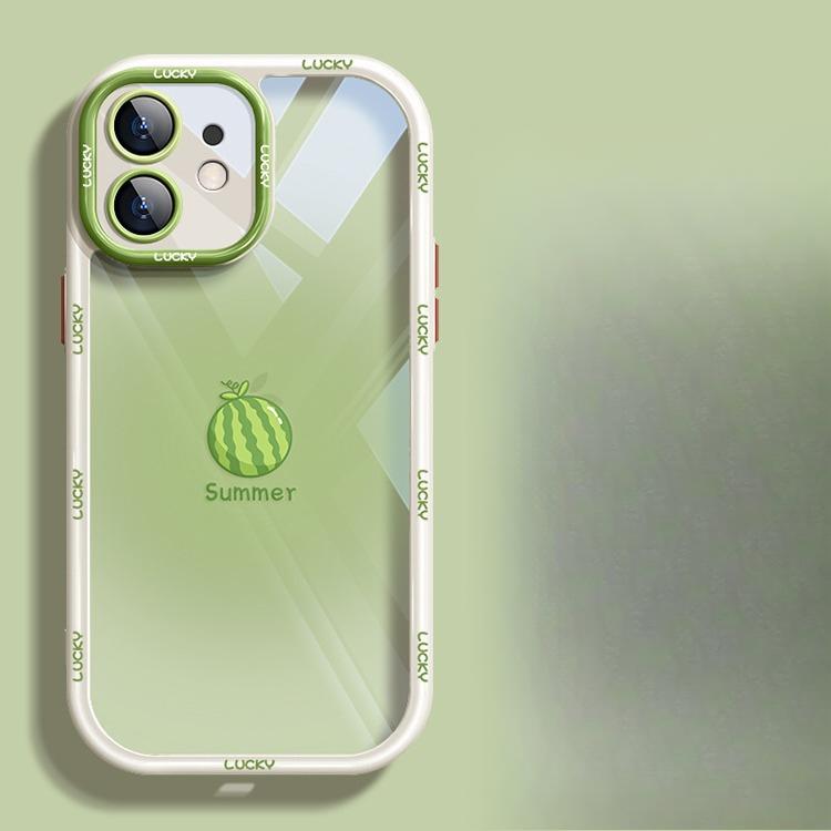 

Подходит для Apple 15 Чехол для мобильного телефона Iphone14promax Summer Watermelon 13 Силиконовый чехол Anti-fall 12 Прозрачный все включено для женщин iPhone SE (2nd Generation)