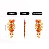Sunflower Wall Hanging with Maple Leaves, Fall Outdoor Patio Decoration for Thanksgiving Festival Party