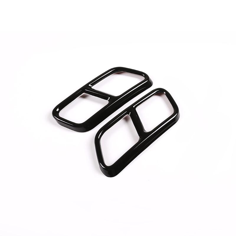 

For Mercedes Benz S R Class w222 w251 2010-2017 GL Class X166 2013-2015 Car Styling 304 Steel Exhaust Cover Trim Accessory чёрный