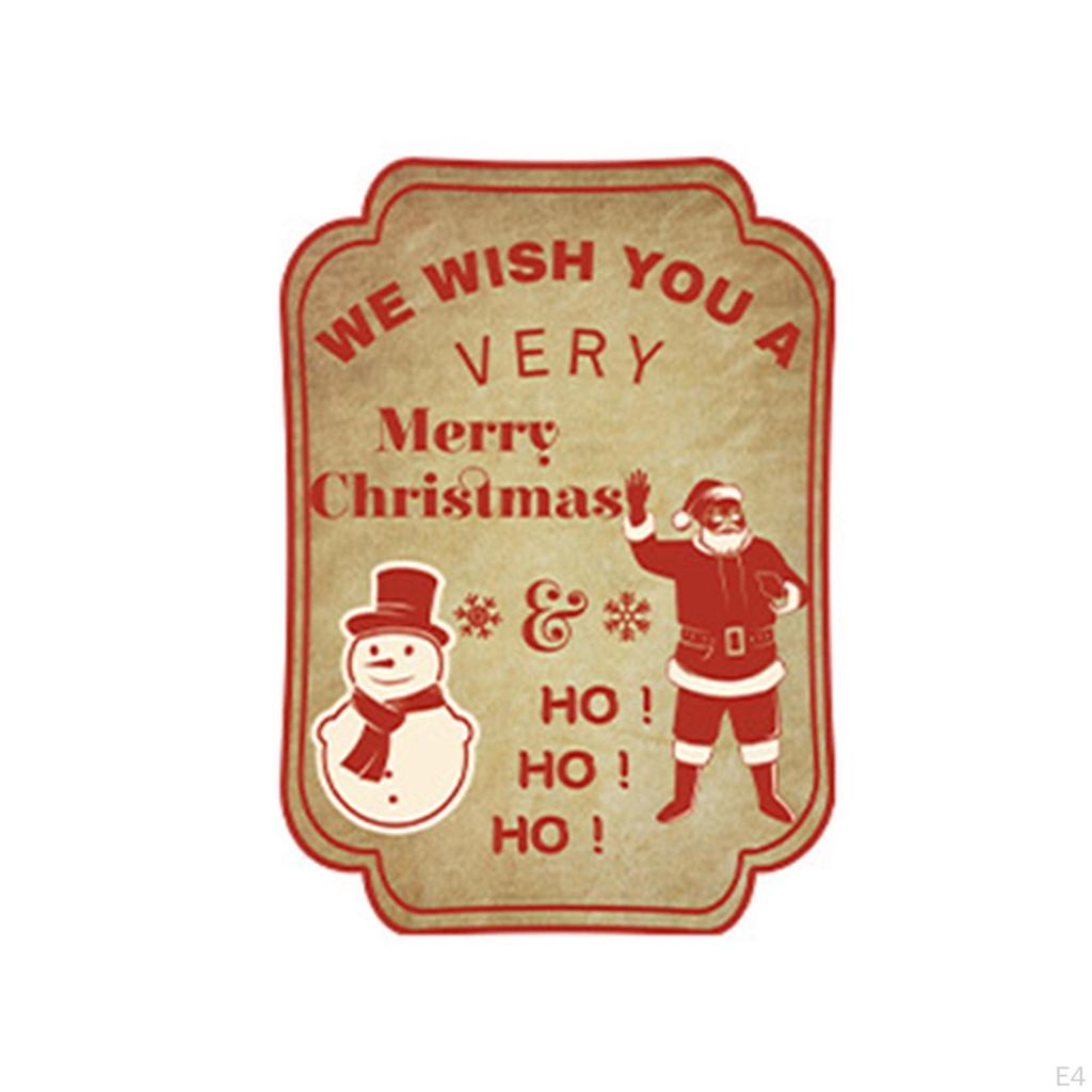 12 Pieces Christmas Wine Bottle Label Stickers Decoration Decal, Portable, Self Adhere