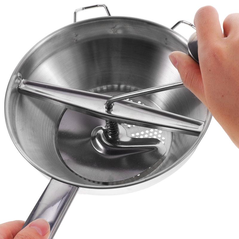 Potato Masher Ricer Press Steel Stainless Garlic Tool Fruit Squeezer Slicer Food Mashed Potatoes Presser Vegetable Vegetables