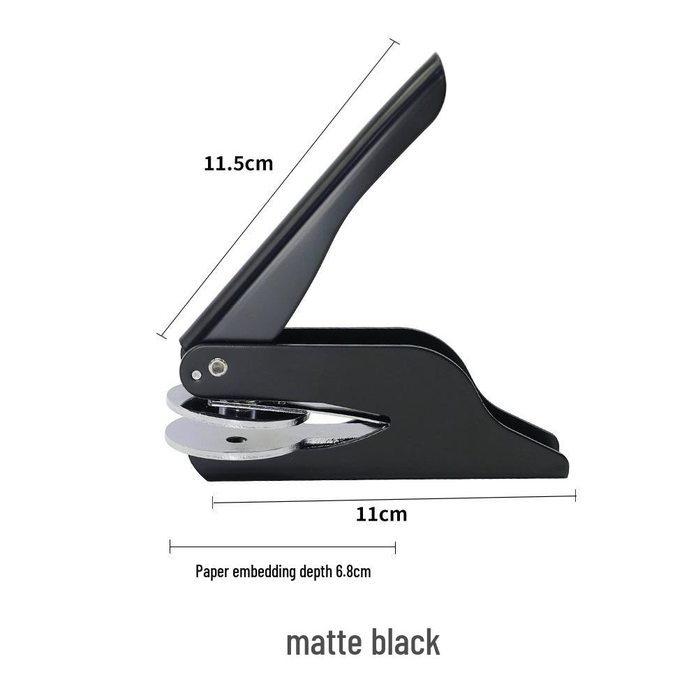 Custom Steel Embossing Pliers for Wedding Logo/Name & Pattern – Raised or Recessed Design Sticker.