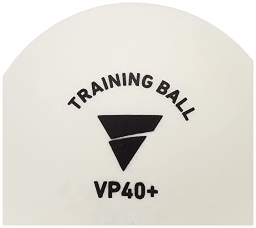 Victas (VICTAS) Table Tennis Practice Balls VP40+, 10 Dozen, White, 015600