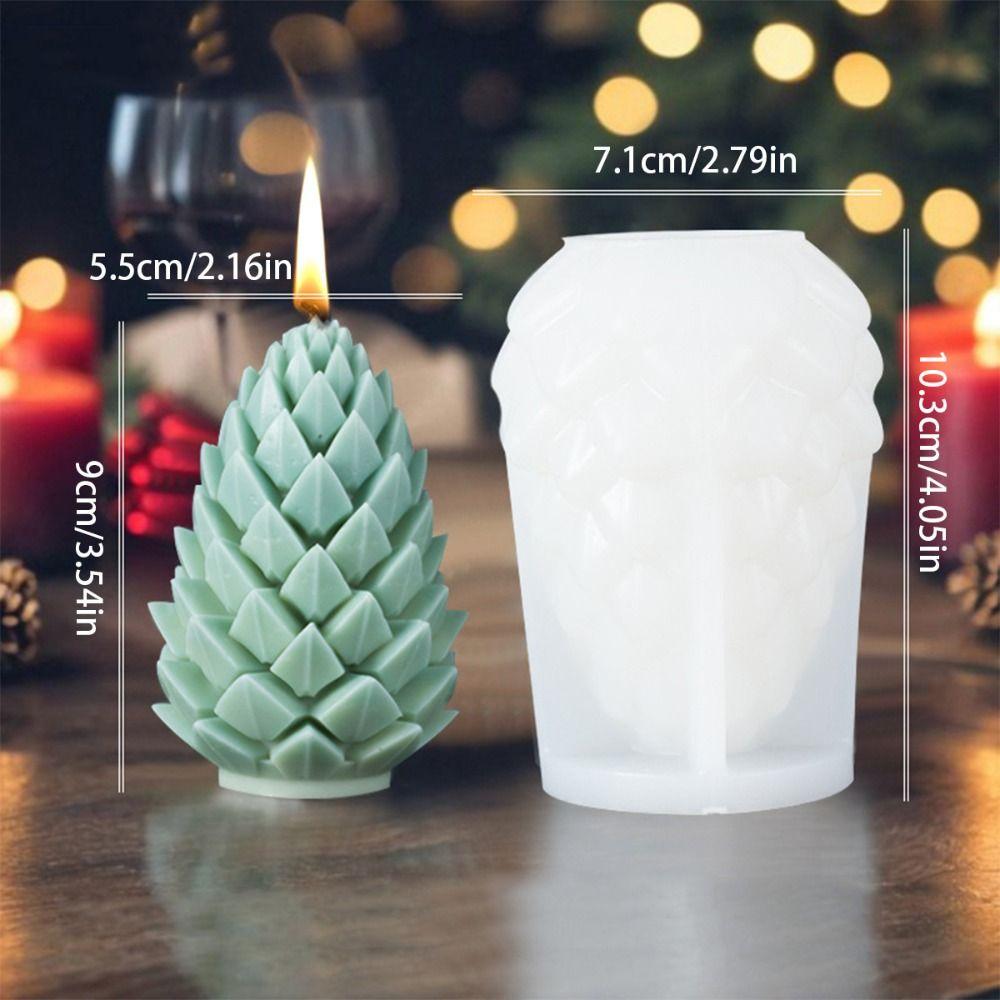 Christmas Tree Christmas Candle Mold Silicone Candle Making Tools Soap Making Mold Handmade
