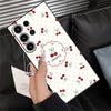 Funda Phone Cover Case for Samsung Galaxy S26 Ultra S20 Ultra S21 FE S23 S24 S25 Plus S10 S9 Note 20 8 9 10 Cartoon Cherry