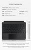 Surface Pro 6 Pro 3 Keyboard with Touchpad Surface Pro7 Pro6 Pro5 Pro4 Pro3 Keyboard Case Lightweight Thin Smart Wireless Bluetooth Keyboard Magnetic