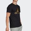 Adidas 8-Bit Foil Grfx Print Short Sleeve T-Shirt Men Tops Black FN1735