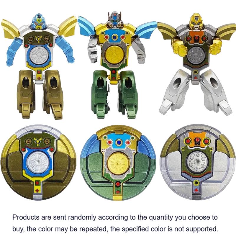 

Transformation Fidget Toy 360° Hand Spinner Robot Toy Deformation Robot Gyro Finger Toy Stress Relief Action Figure designed for Kid Present -A2055