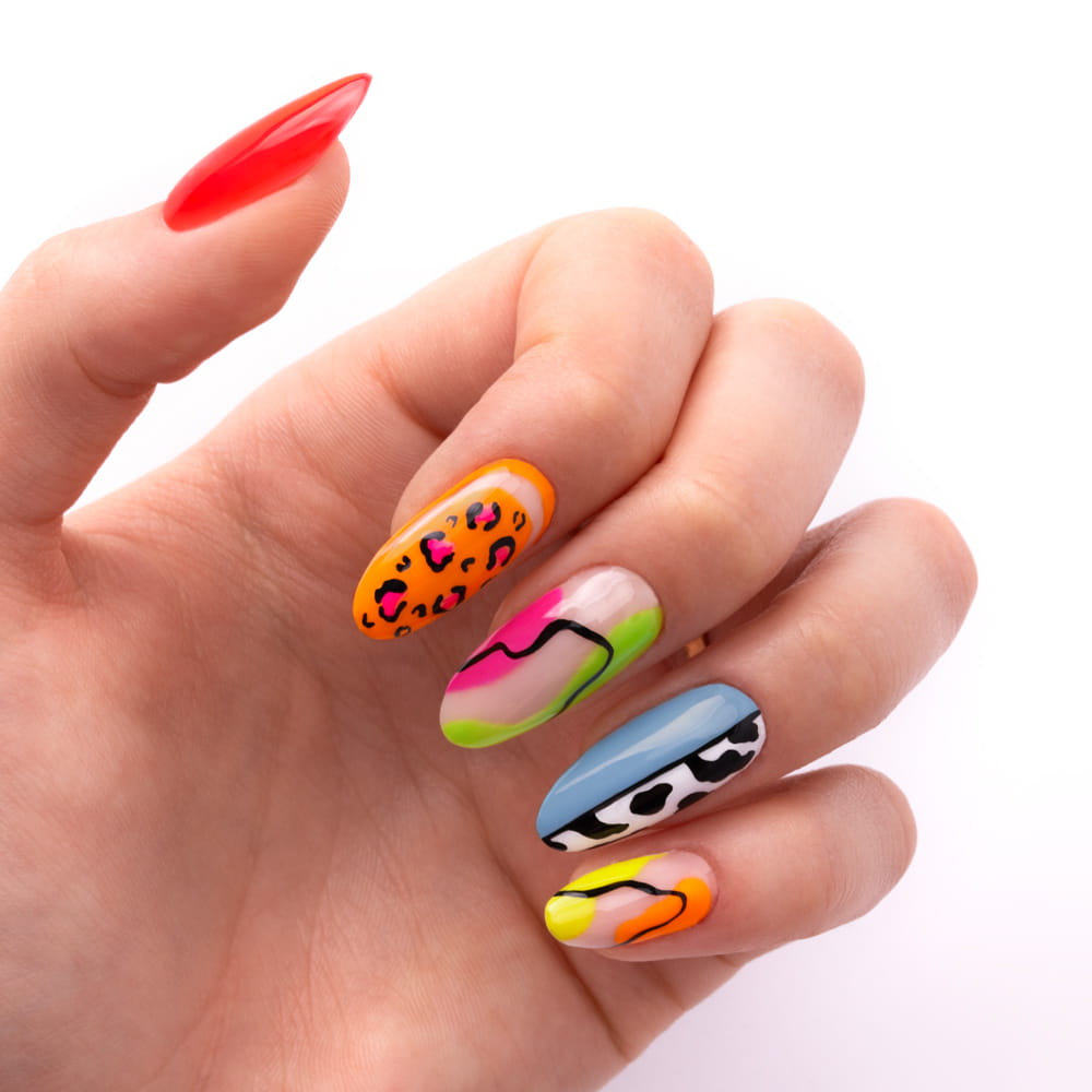 Lakier Hybrydowy Led/Uv Gel Polish Molly Nails Neons Nr 70 Lemon Hema/Di-Hema Free 8G