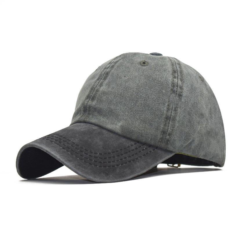 Baseball Cap Snapback Hat Spring Autumn Cap Pure Cowboy Water Washing Hats Hat Hip Hop Fitted Cap For Men Women Grinding