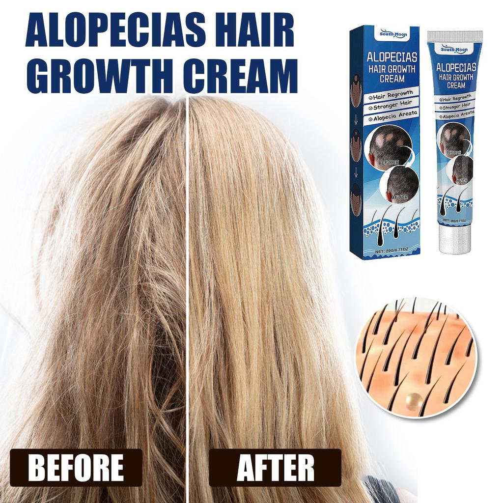 Cream Anti Hair Loss Products Fast Growing Prevent Dry Frizz Damaged Repair Treatment Scalp Beard Care Men Women 20g