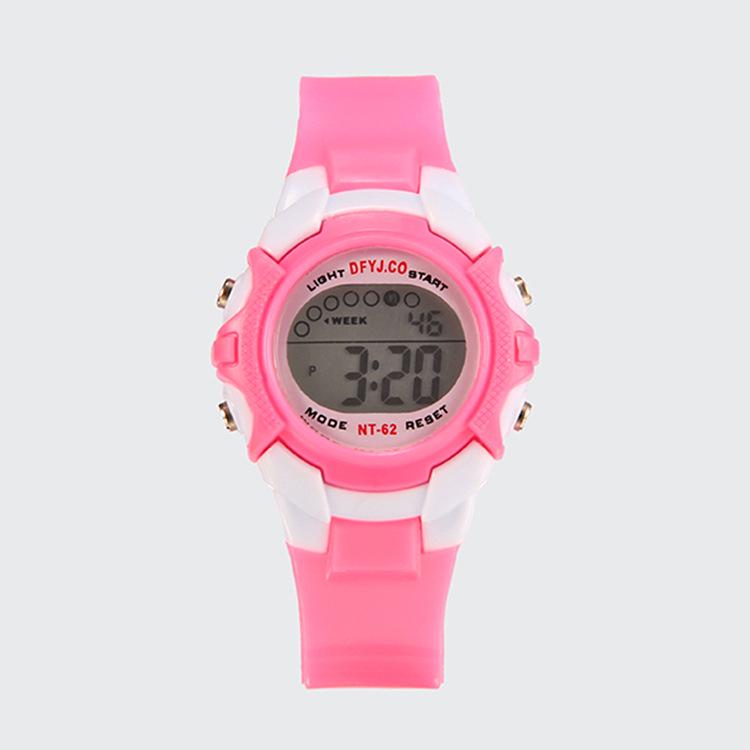 Girls' Multifunctional Luminous Watch: Colorful, Casual, Small Size for Ages 5-15