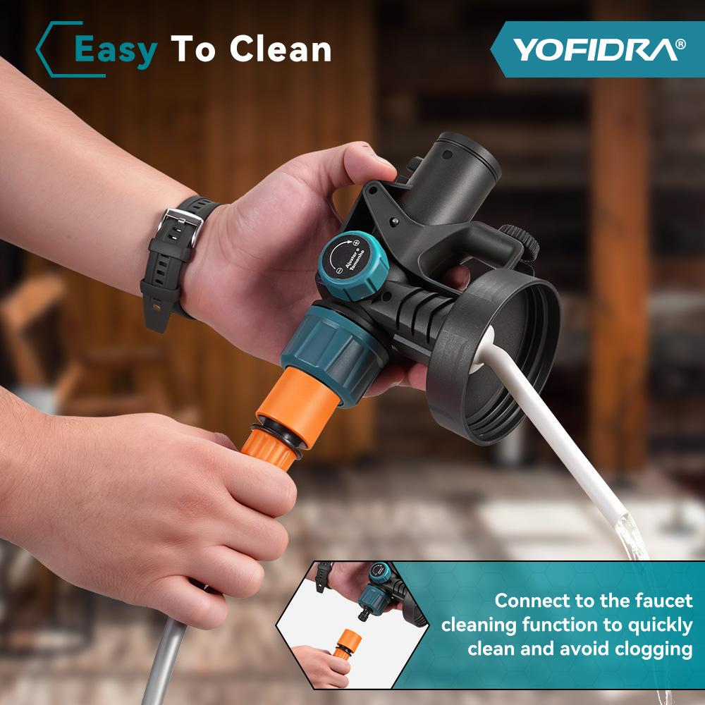 Yofidra 1000ML Electric Spray Paint Gun Home Cordless Sprayer Auto Furniture Steel Coating Airbrush For Makita 21V Battery Pin