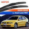 For Seat Leon MK1 2000-2005 2001 2002 2003 2004 Wiper Front Wiper Blades Windshield Windscreen Window Brush 21"+19"