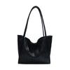 Large-capacity commuter bag women's autumn and winter versatile new casual shoulder shopping bag simple tote bag