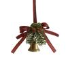 Bronze Pinecone Bell Pendant Retro Christmas Tree Hanging Bells  Garden Decor