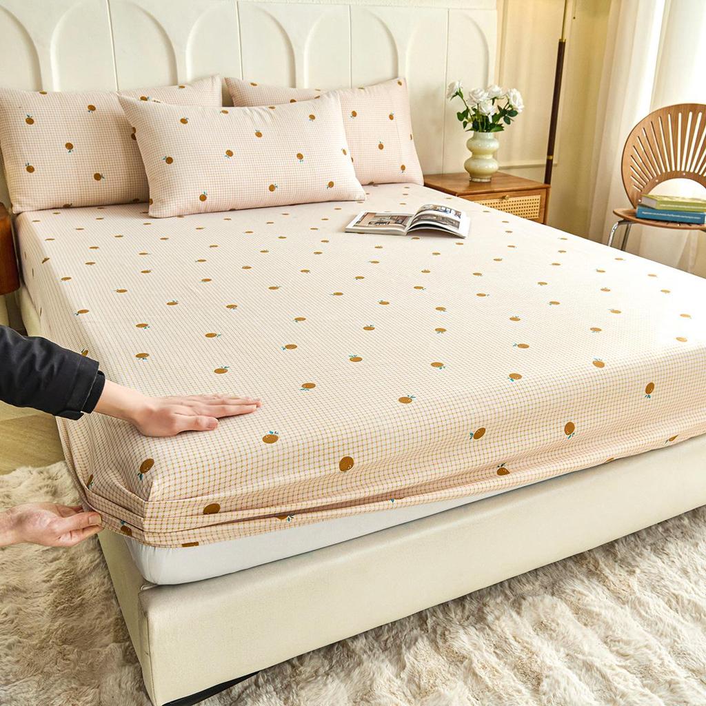 Cooling Summer Fitted Sheet: Thickened, Non-slip, Skin-friendly, Fully Enclosed, Washable Mat