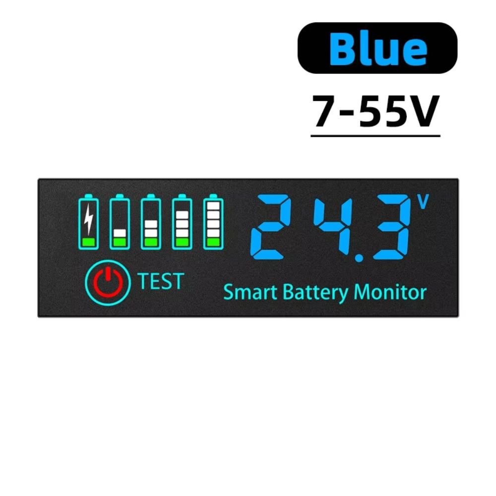 1Pcs DC7-55V Lead Acid Battery Tester Meter Module Battery Charging Tester  Electronic