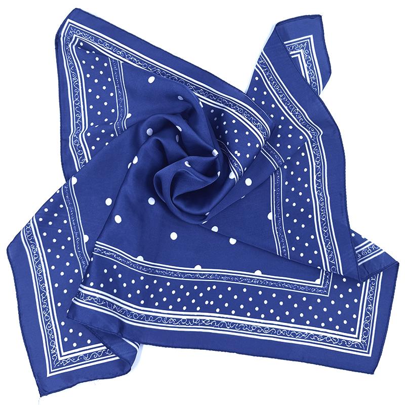 68Cm Gradient Polka Dot Print Scarf Women S Autumn And Winter Polyester Fiber Scarfs Warm Sun Protection Neck Shawl Scarf