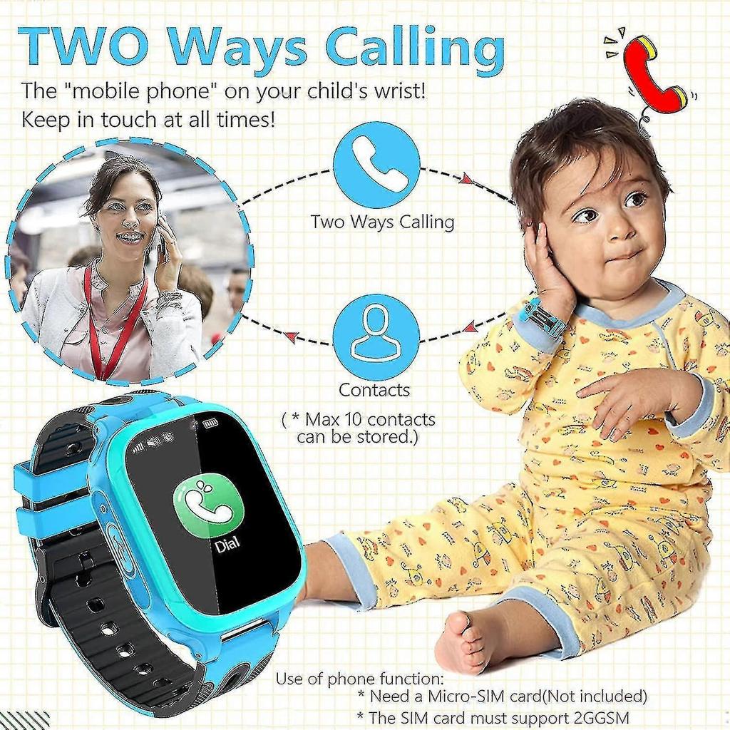 Kids Smart Watches For Girls Boys, Kids Smartwatch With Call 14 Games Dual Cameras Alarm Music Player Flashlig