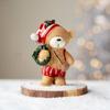 Handmade Mini House Figurine Resin Crafts Desktop Ornament  Christmas Decoration