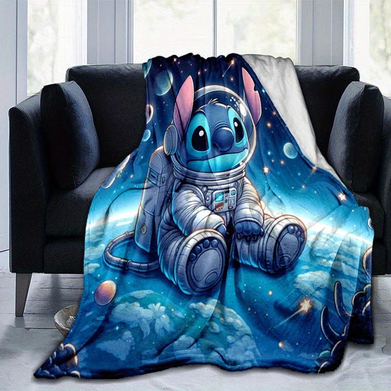 

1pc Stitch Printing Blanket - Soft, All-Season Throw for Living Room, Bedroom,Travel 80cmx120cm(31inx47in)