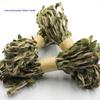 Green Leaf Hemp Rope - 10m Roll with Exquisite Packaging for Home Decoration.