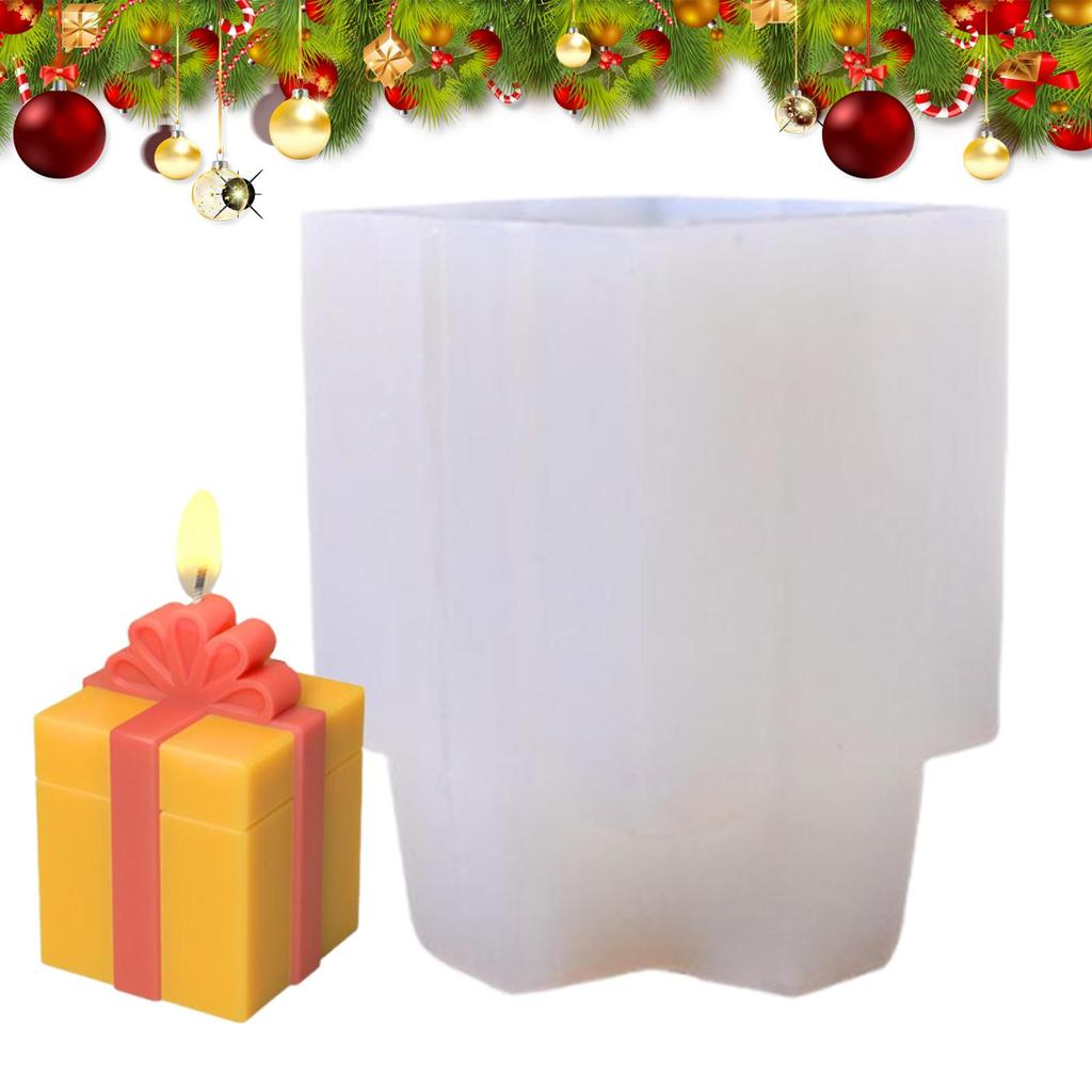 Christmas Silicone Molds for Candles Decorative Casting Christmas Pattern Molds for Thanksgiving Fall Winter Birthday Table