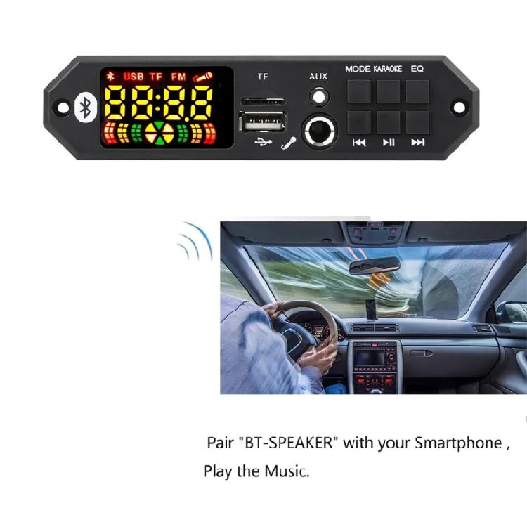 2x40W Amplifier MP3 Decoder Board Support USB Input Bluetooth-compatible 5.0
