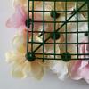 Handmade Artificial Flower Wall Panels Realistic Plastic 3D Floral Wall  Baby Shower