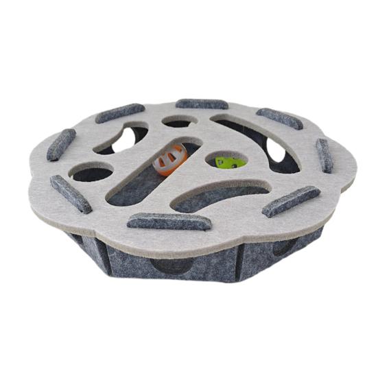 Cat Scratch Enrichment Box Interactive Felt Scratch Toy Fun Maze Box Cat Puzzle Toy