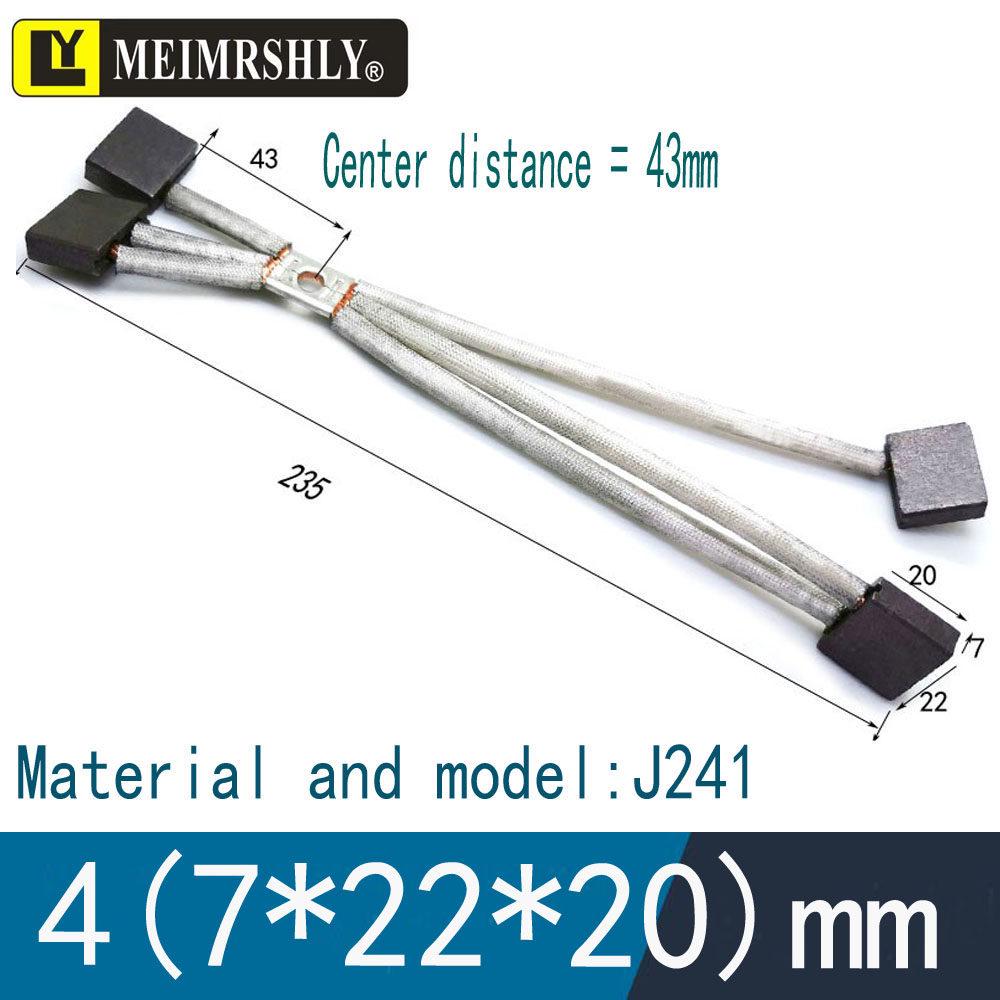 Carbon Brush for Electric Forklift Motor, Hydraulic Station Motor, Lida Oil Pump Motor 5*12*11.5