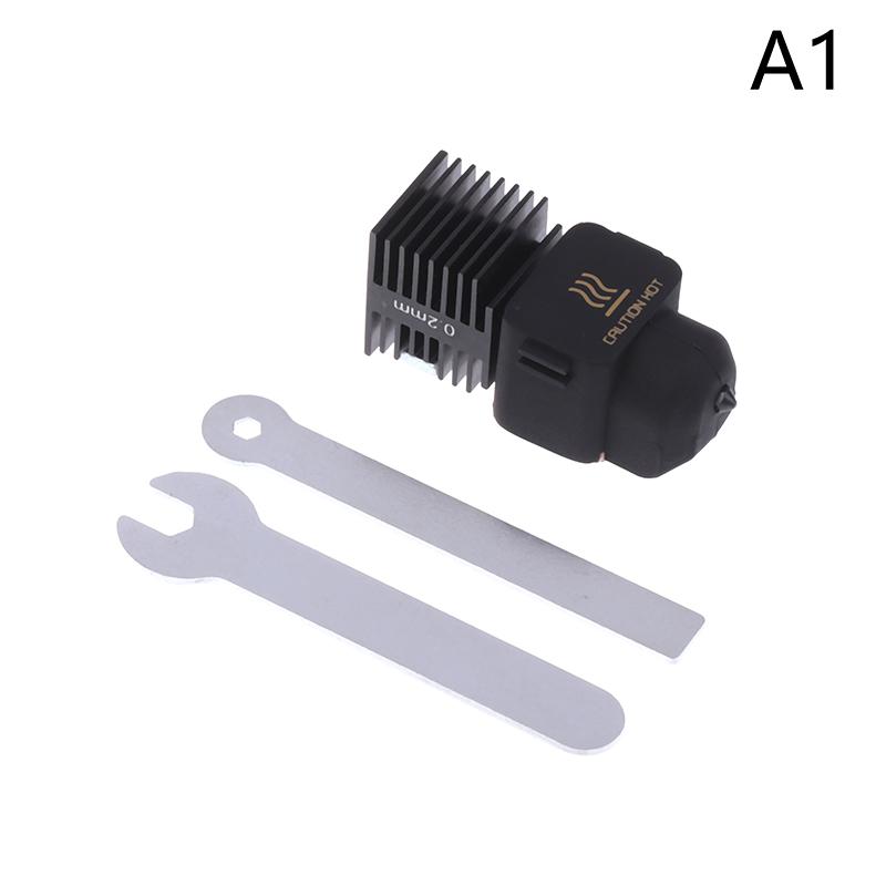 3D Printer End Hardened Steel Nozzle For Bambu Lab 3D Printer Accessories A1/A1Mini End 0.2/0.4/0.6/0.8Mm Nozzle Kit