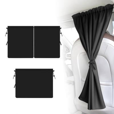 Yowodana Araba Perdesi, Oda Bölücü Perde, Güneşlik, %99,99 Karartma Oranı, Gizlilik Koruması, UV Koruması,