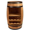 Wooden Barrel - Creative Cooper - 80cm - Bottle Storage - Oak - Vintage Furniture