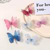 New Cute Princess Mesh Double-layer Butterfly Lovely Girls Hairpins Children Headwear Hairgrip Hair Clips Hair Accessories